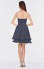 ColsBM Makenna Nightshadow Blue Glamorous A-line Strapless Sleeveless Mini Beaded Bridesmaid Dresses