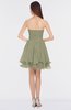 ColsBM Makenna Sponge Glamorous A-line Strapless Sleeveless Mini Beaded Bridesmaid Dresses