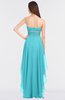 ColsBM Cynthia Blue Radiance Elegant A-line Strapless Sleeveless Zip up Floor Length Bridesmaid Dresses