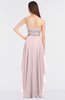 ColsBM Cynthia Blush Elegant A-line Strapless Sleeveless Zip up Floor Length Bridesmaid Dresses