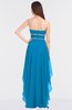 ColsBM Cynthia Cornflower Blue Elegant A-line Strapless Sleeveless Zip up Floor Length Bridesmaid Dresses