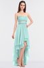 ColsBM Cynthia Fair Aqua Elegant A-line Strapless Sleeveless Zip up Floor Length Bridesmaid Dresses