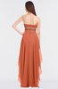 ColsBM Cynthia Flamingo Elegant A-line Strapless Sleeveless Zip up Floor Length Bridesmaid Dresses