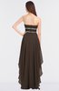 ColsBM Cynthia Fudge Brown Elegant A-line Strapless Sleeveless Zip up Floor Length Bridesmaid Dresses