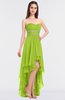ColsBM Cynthia Green Glow Elegant A-line Strapless Sleeveless Zip up Floor Length Bridesmaid Dresses