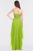 ColsBM Cynthia Green Glow Elegant A-line Strapless Sleeveless Zip up Floor Length Bridesmaid Dresses