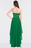 ColsBM Cynthia Green Elegant A-line Strapless Sleeveless Zip up Floor Length Bridesmaid Dresses