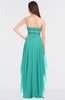 ColsBM Cynthia Mint Green Elegant A-line Strapless Sleeveless Zip up Floor Length Bridesmaid Dresses