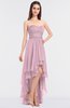 ColsBM Cynthia Mist Pink Elegant A-line Strapless Sleeveless Zip up Floor Length Bridesmaid Dresses