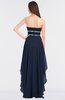 ColsBM Cynthia Navy Blue Elegant A-line Strapless Sleeveless Zip up Floor Length Bridesmaid Dresses