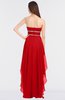 ColsBM Cynthia Red Elegant A-line Strapless Sleeveless Zip up Floor Length Bridesmaid Dresses