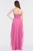 ColsBM Cynthia Rose Pink Elegant A-line Strapless Sleeveless Zip up Floor Length Bridesmaid Dresses