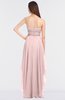 ColsBM Cynthia Veiled Rose Elegant A-line Strapless Sleeveless Zip up Floor Length Bridesmaid Dresses