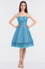 ColsBM Raelyn Alaskan Blue Princess Spaghetti Sleeveless Zip up Knee Length Bridesmaid Dresses
