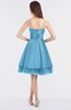 ColsBM Raelyn Alaskan Blue Princess Spaghetti Sleeveless Zip up Knee Length Bridesmaid Dresses