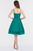 ColsBM Raelyn Blue Grass Princess Spaghetti Sleeveless Zip up Knee Length Bridesmaid Dresses