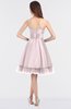 ColsBM Raelyn Blush Princess Spaghetti Sleeveless Zip up Knee Length Bridesmaid Dresses
