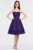 ColsBM Raelyn Dark Purple Princess Spaghetti Sleeveless Zip up Knee Length Bridesmaid Dresses