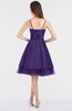 ColsBM Raelyn Dark Purple Princess Spaghetti Sleeveless Zip up Knee Length Bridesmaid Dresses