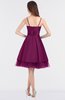 ColsBM Raelyn Magenta Purple Princess Spaghetti Sleeveless Zip up Knee Length Bridesmaid Dresses