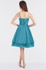 ColsBM Raelyn Maui Blue Princess Spaghetti Sleeveless Zip up Knee Length Bridesmaid Dresses