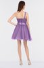 ColsBM Lucille Begonia Princess Ball Gown Asymmetric Neckline Zip up Mini Ruching Bridesmaid Dresses