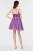 ColsBM Lucille Orchid Princess Ball Gown Asymmetric Neckline Zip up Mini Ruching Bridesmaid Dresses