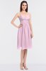 ColsBM Ximena Baby Pink Sexy A-line Spaghetti Sleeveless Zip up Appliques Bridesmaid Dresses
