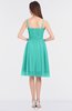 ColsBM Ximena Blue Turquoise Sexy A-line Spaghetti Sleeveless Zip up Appliques Bridesmaid Dresses