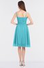 ColsBM Ximena Turquoise Sexy A-line Spaghetti Sleeveless Zip up Appliques Bridesmaid Dresses