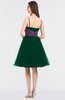 ColsBM Aryana Alpine Green Elegant Ball Gown Sleeveless Zip up Knee Length Ruching Bridesmaid Dresses