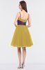 ColsBM Aryana Misted Yellow Elegant Ball Gown Sleeveless Zip up Knee Length Ruching Bridesmaid Dresses