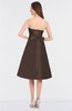 ColsBM Stacy Chestnut Brown Elegant Ball Gown Bateau Sleeveless Zip up Ruching Bridesmaid Dresses