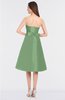 ColsBM Stacy Fair Green Elegant Ball Gown Bateau Sleeveless Zip up Ruching Bridesmaid Dresses