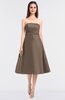 ColsBM Stacy Ginger Snap Elegant Ball Gown Bateau Sleeveless Zip up Ruching Bridesmaid Dresses