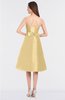 ColsBM Stacy Light Yellow Elegant Ball Gown Bateau Sleeveless Zip up Ruching Bridesmaid Dresses