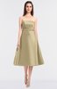 ColsBM Stacy Marzipan Elegant Ball Gown Bateau Sleeveless Zip up Ruching Bridesmaid Dresses