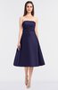 ColsBM Stacy Orient Blue Elegant Ball Gown Bateau Sleeveless Zip up Ruching Bridesmaid Dresses