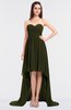 ColsBM Skye Beech Sexy A-line Strapless Zip up Sweep Train Ruching Bridesmaid Dresses