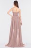 ColsBM Skye Blush Pink Sexy A-line Strapless Zip up Sweep Train Ruching Bridesmaid Dresses