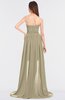 ColsBM Skye Candied Ginger Sexy A-line Strapless Zip up Sweep Train Ruching Bridesmaid Dresses