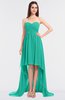 ColsBM Skye Ceramic Sexy A-line Strapless Zip up Sweep Train Ruching Bridesmaid Dresses