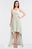 ColsBM Skye Cream Sexy A-line Strapless Zip up Sweep Train Ruching Bridesmaid Dresses