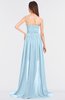 ColsBM Skye Ice Blue Sexy A-line Strapless Zip up Sweep Train Ruching Bridesmaid Dresses