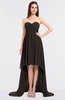 ColsBM Skye Java Sexy A-line Strapless Zip up Sweep Train Ruching Bridesmaid Dresses