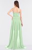 ColsBM Skye Light Green Sexy A-line Strapless Zip up Sweep Train Ruching Bridesmaid Dresses