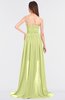 ColsBM Skye Lime Green Sexy A-line Strapless Zip up Sweep Train Ruching Bridesmaid Dresses