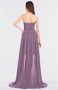 ColsBM Skye Mauve Sexy A-line Strapless Zip up Sweep Train Ruching Bridesmaid Dresses