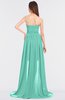 ColsBM Skye Mint Green Sexy A-line Strapless Zip up Sweep Train Ruching Bridesmaid Dresses