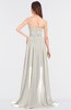 ColsBM Skye Off White Sexy A-line Strapless Zip up Sweep Train Ruching Bridesmaid Dresses